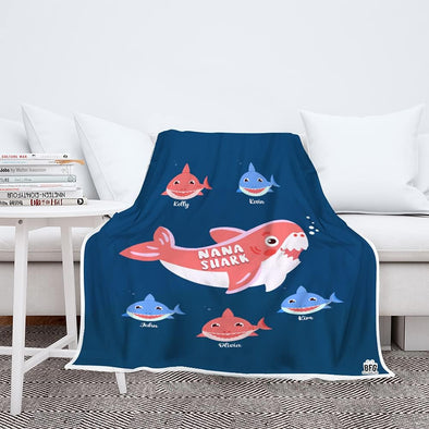 Customized Blanket with Cute Graphic, Designed Specially for Your Kids, Grand Kids, Toddlers, for His Her Birthday, Children's Day, Super Soft and Warm Blanket