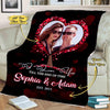 Personalized Photo Blanket - 'I Love You Till The End of Time' - Add Image, Name and Est, Couple Gift For Valentine's Day, Birthday, Anniversary - Ultra Soft Cozy Fleece Blanket Made in USA