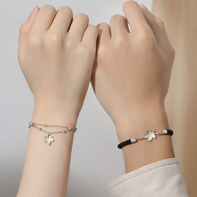 Silver Couple Bracelet | Love Bracelet