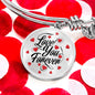 "Love You Forever" Round Bangle With Custom Engraving