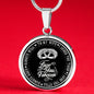 "Always Love My Wife" Silver Engrave Necklace