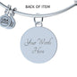 "Love You Forever" Round Bangle With Custom Engraving