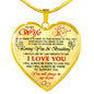 "You Will Always Be My Love" Necklace With Custom Engraving