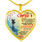 "To My Precious Wife" Valentine Necklace **With Transparency**