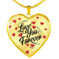"Love You Forever" Necklace With Custom Engraving