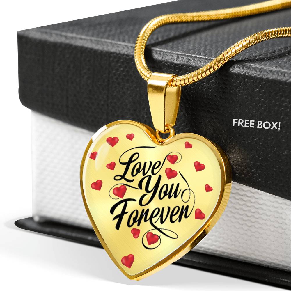 Love you forever necklace clearance