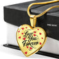 "Love You Forever" Necklace With Custom Engraving