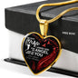 "Dear Wife You Are My Angle" Valentine Necklace