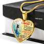 "To My Precious Wife" Valentine Necklace **With Transparency**