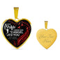 "Dear Wife You Are My Angel" Valentine Necklace **With Transparency**