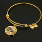 "Love You Forever" Round Bangle With Custom Engraving