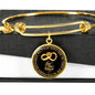 "Always Love My Wife" Golden Engrave Bangle
