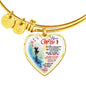 To My Precious Wife Heart Shape Bangle