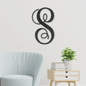 Fancy Initial Monogram - Steel Sign