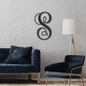 Fancy Initial Monogram - Steel Sign