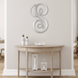 Fancy Initial Monogram - Steel Sign