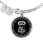 "Always Love My Wife" Silver Engrave Bangle