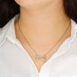 To My Wife Heart To Heart Custom Pendant