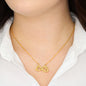 God Blessed The Broken Road That Led Me Straight To You Custom Pendant