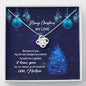 "Merry Christmas My Love" Customized Knot Pendant