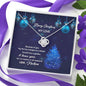 "Merry Christmas My Love" Customized Knot Pendant