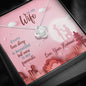 To My Wife Necklace- Our Love Story Is My Favorite
