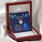 "Merry Christmas My Love" Customized Knot Pendant