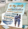 God Knew My Heart Needed You, Customized Fleece Blankets for Couples, Best Gift for Your Life Partner with Quotes, Valentine's Day, Birthday Gift, Super Soft and Cozy Blanket
