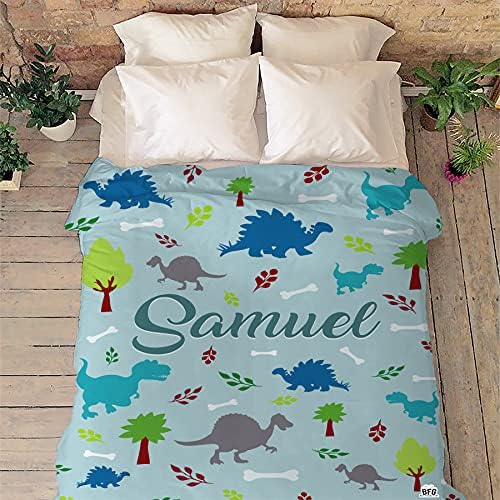 Customized Blanket with Cute Graphic, Designed Specially for Your Kids with Custom Names, Grand Kids, Toddlers, for His Her Birthday, Children's Day, Super Soft and Warm Blanket