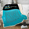Customized Couple Blanket, Gift for Him/Her, Custom Wedding Year, Best & Premium Quality, Anniversary, Wedding Gift, Super Soft and Warm Blanket