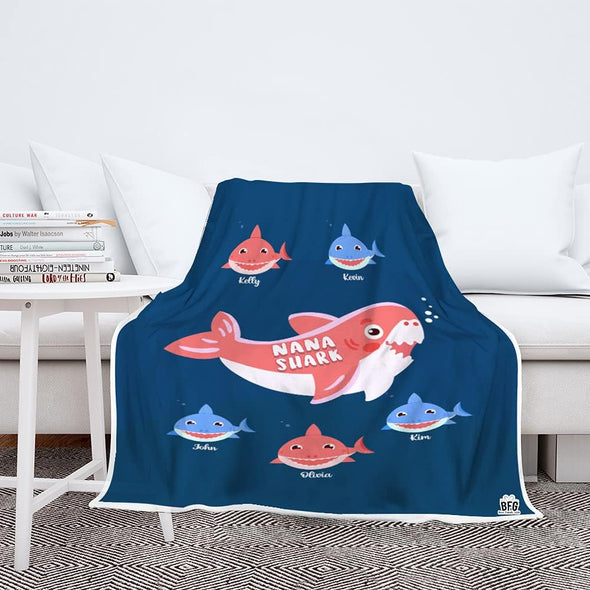 Customized Blanket with Cute Graphic, Designed Specially for Your Kids, Grand Kids, Toddlers, for His Her Birthday, Children's Day, Super Soft and Warm Blanket