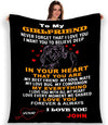 Premium Blanket, Blankets for Girlfriend, to My Girlfriend Premium Blanket, The Closest One to Your Heart Premium Blanket Couple, Couple Gifts, Presents from Love