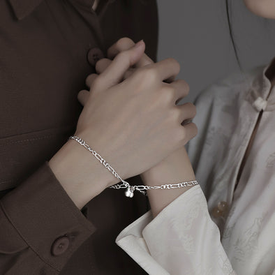 Magnetic One Pair Of Lovers Bracelet, Perfect Pair for Lovebirds, His & Hers Lovers Bracelet Duo