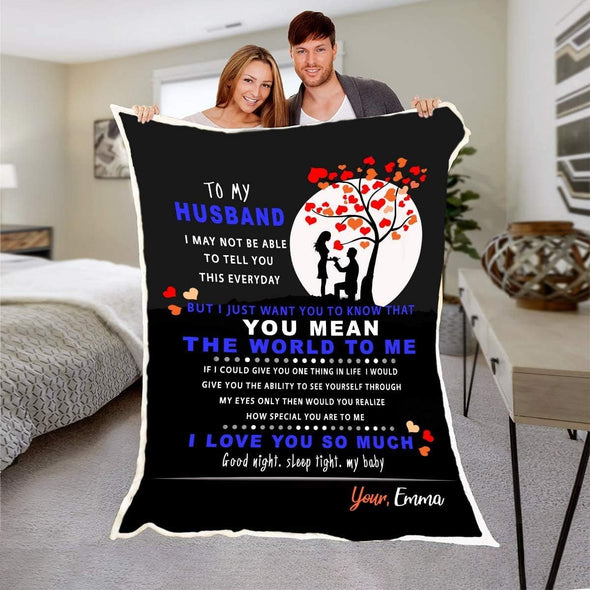 Customized Couple Blanket - The Ultimate Anniversary, Wedding, Valentine's Day, and Birthday Gift | Fleece, Cozy, and Memorable