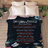 Personalized Couple's Blanket: Custom Gift with Partner's Names and Quotes - Perfect for Weddings, Valentine's Day - Super Soft and Cozy Throw for Them