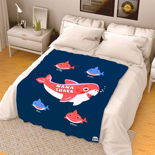 Customized Blanket with Cute Graphic, Designed Specially for Your Kids, Grand Kids, Toddlers, for His Her Birthday, Children's Day, Super Soft and Warm Blanket