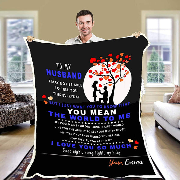 Customized Couple Blanket - The Ultimate Anniversary, Wedding, Valentine's Day, and Birthday Gift | Fleece, Cozy, and Memorable