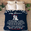 Customized Blanket for Couples with Their Partner's Name, Custom Gift with Quotes, Wedding, Anniversary, Valentine's Day Gift for her, Cozy and Supersoft Blanket