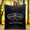 Forever and Always, Customized Premium Quality Fleece Blanket for Couples, Best Gift for Your Life Partner, Valentine's Day, Birthday Gift, Super Soft and Cozy Blanket