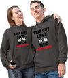 This Girl Loves Her Boyfriend/Girlfriend Hoodie, Unisex Hoodies For Couples