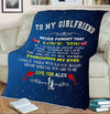 Girlfriend Premium Blanket, Premium Blanket, Blankets for Girlfriend, The Closest One to Your Heart Premium Blanket Couple, Couple Gifts, Presents from Love