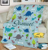 Customized Blanket with Cute Graphic, Designed Specially for Your Kids with Custom Names, Grand Kids, Toddlers, for His Her Birthday, Children's Day, Super Soft and Warm Blanket
