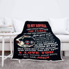 Customized Premium Quality Fleece Blanket for Couples, Best Gift for Your Love Partner with Quote, Wedding anniversary, Valentine's day, Birthday Gift, Supersoft Cozy Blanket