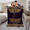 Personalized Couple's Blanket: Custom Gift with Partner's Names and Quotes - Perfect for Weddings, Valentine's Day - Cozy Throw for a Memorable Gift