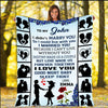 Personalized High-Quality Fleece Blanket for Couples - Ideal Gift for Your Beloved, Featuring Heartwarming Quotes. Perfect for Valentine's Day, Birthdays, or Any Special Occasion. Luxuriously Soft and Comfortable Throw
