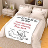 Customized Premium Quality Fleece Blankets for Couples with Quotes, Birthday, Valentine, Anniversary, Wedding Gifts, Supersoft and Warm Blanket