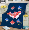 Customized Blanket with Cute Graphic, Designed Specially for Your Kids, Grand Kids, Toddlers, for His Her Birthday, Children's Day, Super Soft and Warm Blanket
