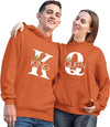 King Queen Couple Hoodies, His Her Gifts, Unisex Hoodies, For Couples