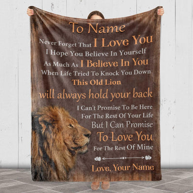 Customized Couple Blanket, Gift for Him/Her, Custom Name, Premium Quality, Birthday, Wedding Gift, Anniversary, Super Soft and Warm Blanket