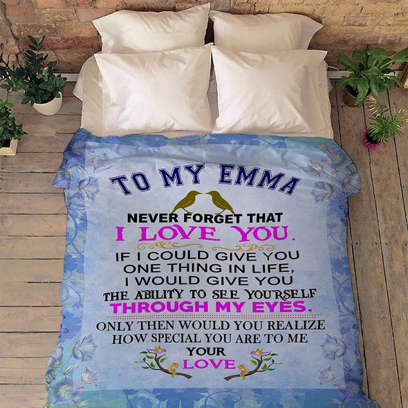 Customized Blanket for Couple, with Partner's Name, Custom Gift for Couple with Quotes, Wedding, Valentine's Day Gift, Super Soft, Cozy Blanket